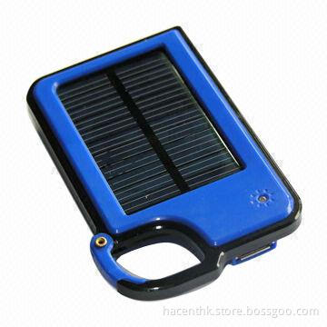 Wholesale 1,450mAh portable solar charger power bank for phone and laptop